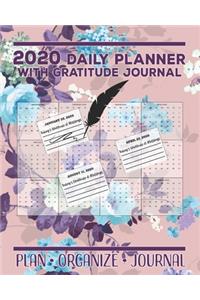 2020 Daily Planner with Gratitude Journal