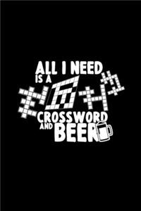 All I need is a crossword and beer