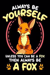 Always Be Yourself Unless You Can Be A Fox Then Always Be A Fox