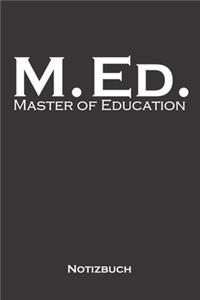 Master of Education Notizbuch