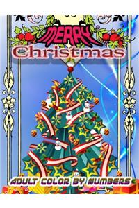Merry Christmas Adult Color By Numbers