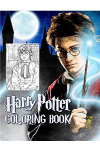 Harry Potter Coloring Book: Awesome Coloring Book for Kids and Adults