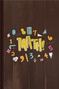 Math Journal Notebook