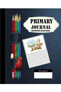 Primary Journal Composition Blank Book