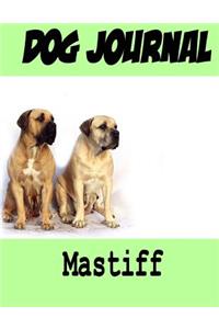 Dog Journal Mastiff