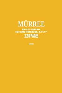 Murree Bullet Journal, Crown, Dot Grid Notebook, 8.5 x 11, 120 Pages