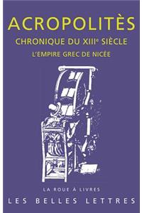 Chronique Du Xiiie Siecle