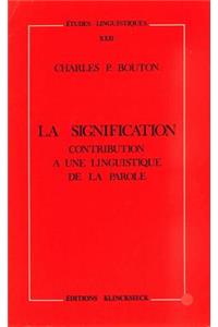 La Signification