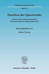 Facetten Des Sportrechts