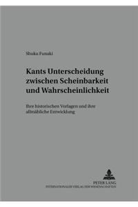 Kants Unterscheidung Zwischen Scheinbarkeit Und Wahrscheinlichkeit