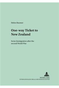 One-Way Ticket to New Zealand