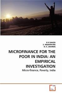 Microfinance for the Poor in India