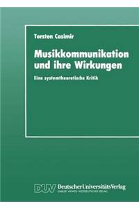 Musikkommunikation und ihre Wirkungen