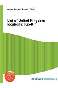 List of United Kingdom Locations