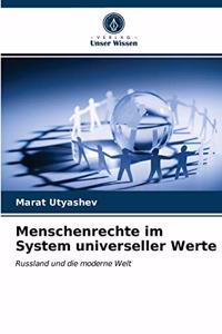 Menschenrechte im System universeller Werte