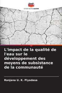 L'impact de la qualité de l'eau sur le développement des moyens de subsistance de la communauté
