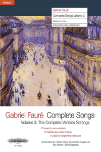 Complete Songs Volume 3: The Complete Verlaine Settings (Medium Voice)