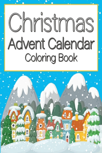 Christmas Advent Calendar Coloring Book