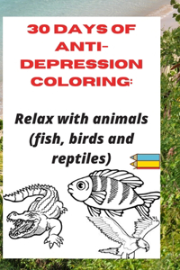 30 days of anti-depression coloring