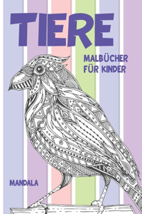 Malbücher für Kinder - Mandala - Tiere