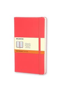 Moleskine Geranium Red Pocket Hard Ruled Notebook