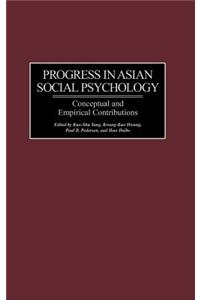 Progress in Asian Social Psychology