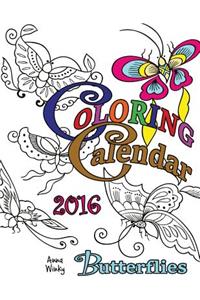 Coloring Calendar 2016