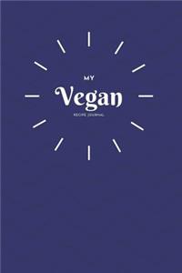 My Vegan Recipe Journal
