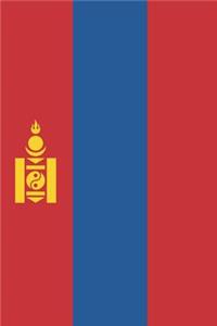 Mongolia Flag Notebook - Mongolian Flag Book - Mongolia Travel Journal