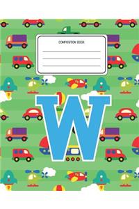 Composition Book W