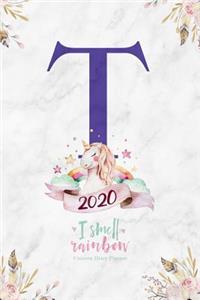 2020 Unicorn Diary Planner I Smell Rainbow