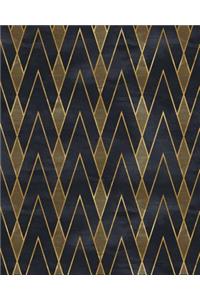 Elegant Gold - Black Paper Notebook