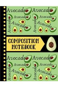 Avocado Composition Notebook
