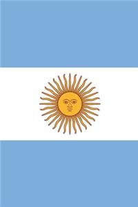Argentina Travel Journal - Argentina Flag Notebook - Argentine Flag Book
