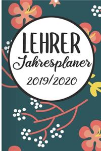 Lehrer Jahresplaner 2019 / 2020