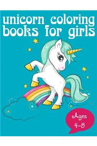 Unicorn Coloring Books for Girls Ages 4-8