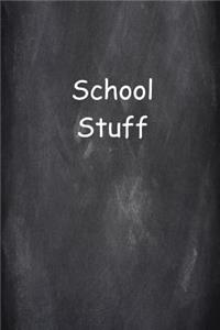 School Stuff Lined Journal Pages