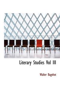 Literary Studies Vol III