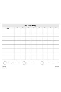 5S Tracking Sheet