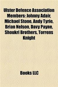 Ulster Defence Association Members