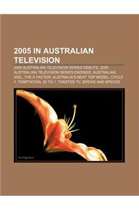 2005 in Australian Television