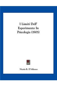 I Limiti Dell' Esperimento In Psicologia (1905)