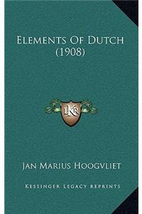 Elements of Dutch (1908)