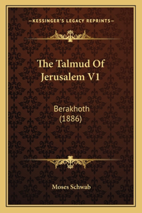 Talmud Of Jerusalem V1