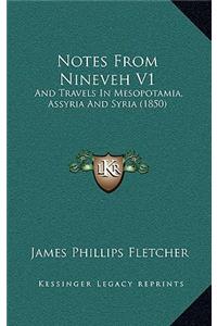 Notes From Nineveh V1