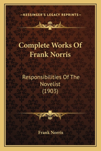 Complete Works Of Frank Norris