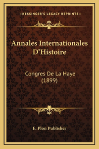 Annales Internationales D'Histoire