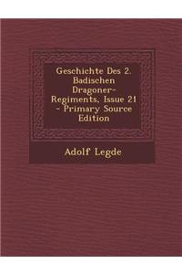 Geschichte Des 2. Badischen Dragoner-Regiments, Issue 21