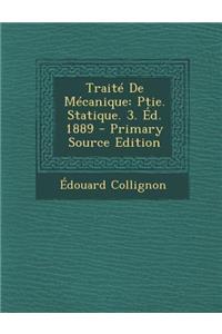 Traite de Mecanique