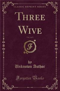 Three Wive, Vol. 3 of 3 (Classic Reprint)